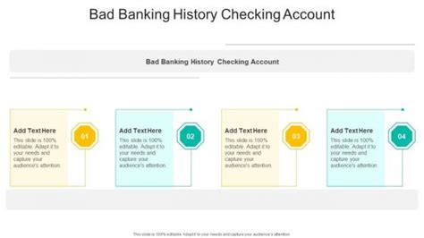 Bad Checking Account History